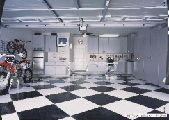  after custom garage flooring