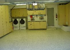 after custom garage installation 