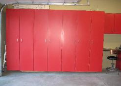 custom painted garage storage custom painted garage storage